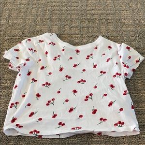 Cherry crop top